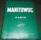 MANITOWOC 4100W VICON CRANE PARTS MANUAL BOOK CATALOG