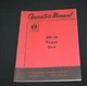 UD-16 Power Unit Tractor International Harvester Operator's Manual