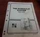 The Hydraulic System E20-120B Hyster Manual P/N 899781, 1900 SRM 161