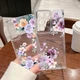 Flower Clear Phone Case For Samsung S26 S25 Ultra S24 S23 S22 S21 FE A36 Cover