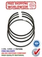 Piston rings set 95mm STD Fits For DEUTZ khd DU01 FL812 08-166400-00 4RT