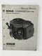 Kohler Engines Command CV17-745 Service Manual Vertical Crankshaft TP-2450-B 04
