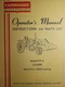 Farmhand 1967 F19-A Front End Trip Loader Agri Farm Tractor Owner & Parts Manual