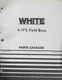 WHITE 4-175 FIELD BOSS TRACTOR PARTS CATALOG