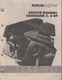  KOHLER COMMAND 5, 6 HP ENGINE SERVICE MANUAL P/N TP-2337-A (101)