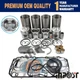 4TNV106 Overhaul Rebuild Kit for Yanmar 4TNV106T-XTBL1 Engine TAKEUCHI TL150