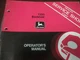 JOHN DEERE TRACTOR OPERATOR'S MANUAL 1550 BACKHOE ISSUE H9