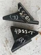 Mitsubishi 4D55-T Diesel 2,3cc OHC 8V engine mount brackets pair LH RH used