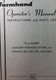 Farmhand F11-A Loader Aux Hydraulic System Farmall 300 400 Owner & Parts Manual