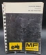 Massey Ferguson MF 20C Tractor Operators Manual Book OEM 1448 409 M1
