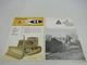 2 Brochures Allis Chalmers HD11 EP and HD-11 Series B Bulldozer 150 HP 1971