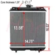 Radiator For Kubota KX91-3 KX91-3S2 KX91-3S U35 U35S U35-S2 Excavator RC41142300