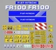 Fiat-Hitachi Fr 100 Decals Stickers Complete Kit