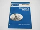 Ford 09GN1005 Rotary Tiller Operator's Manual