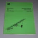 John Deere 33 Bale Elevator Operators Manual OM-GA10010  A0  Used