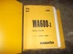 Komatsu WA600-3 WA600-3L Wheel Loader Tractor Parts Catalog Manual Book zx