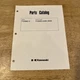 VINTAGE Kawasaki FG300D-X  ENGINE PARTS CATALOG