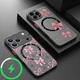 For iPhone 17 16 Pro Max 17e 16e 15 14 13 Cute Bow Magsafe Shockproof Case Cover