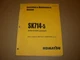 Komatsu SK714-5 Skid Steer Loader Operation Maintenance Manual  37AF01701 - up 