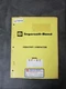 Ingersoll-Rand SP-60 Vibratory Compactor Factory Operators Manual & Parts List