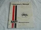 Massey Ferguson MF 230 MF230 tractor operator's manual