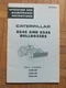 1969 Caterpillar 834S 824C Bulldozers Operations Maintenance Instruction Manual