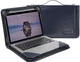 Broonel Blue Leather Laptop Messenger Case For ASUS Vivobook 14 X1404VA 14 Inch