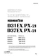 Komatsu D31EX-21, D31PX-21, D37EX-21, D37PX-21 Crawler Bulldozer Service Manual