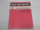 Operator's Manual for Allis-Chalmers 5020 Implements 46 48 60 Blade Scraper Digg