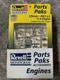 Revell Parts Paks 85-7251 (2), 85-7253, 85-7254   Chevy, Pontiac, Ford Engines