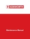 1971 1972 1973 Kenworth K125 Semi Truck Shop Service Repair Maintenance Manual