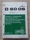 Deutz Tractor D6006 Spare Parts List