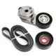 Serpentine Belt Tensioner Idler Pulley Kit for Dodge Ram 1500-3500 5.7L 6.4L HEM