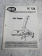 GEHL FC 72A SERVICE AND PARTS MANUAL Flail Chopper Book List Catalog
