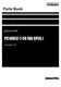 Komatsu PC160LC-7-E0 KA SPEC. Excavator Parts Catalog Manual SN K45001-UP