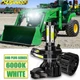 2 LED light bulbs Kit For Deere 2210 2027R 2032R 2036R pn 57M7166 headlight bulb