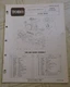 Toro 3.5 hp tiller 58007 Parts Catalog Manual original 1980