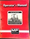 Massey Ferguson MF 230 Tractor Operator's Manual Serial 9A 349200 & Later