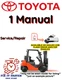 TOYOTA FORKLIFT 2FBE10 SERVICE REPAIR SHOP MANUAL PDF FILE ON USB