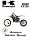 OEM Genuine Kawasaki Dealer/Owner's Service/Repair Manual 1998-2000 KX80/KX100