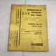 Galion Dresser S3-5B & S4-6B Tandem Roller Operator's Manual