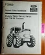 Ford New Holland TW-5 TW-15 TW-25 TW-35 Tractor Repair Time Schedule Manual 2/91