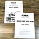 Kohler K482 K532 K582 Engine Service Parts Manual Set Repair Workshop Book