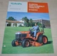 Kubota B3300SU Loader Package Diesel Tractor Japanese Brochure Prospekt