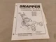 SNAPPER (SERIES 2) 32", 36", & 48" COMMERCIAL MOWERS PARTS MANUAL