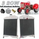 3-Row Aluminum Tractor Radiator fits Massey Ferguson Harris 50 MH50 65 184525M91