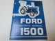 Ford 1500 Tractor Manual