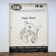 Gehl Bros. Manufacturing FB 86 Hopper Blower Service & Parts Manual, Form 1831D