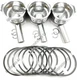 For Airman PDS90 Isuzu Engine 3KC2 Piston 3 set Contains Piston Pin Piston Snap