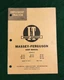 I&T MF-10 Massey Ferguson Shop Service Manual Model MF303 MHF303 MH333 MF404 HTF